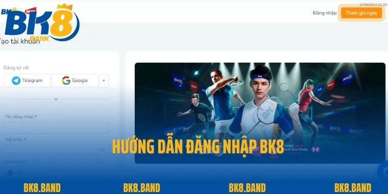 Đăng Nhập BK8 2 Hướng dẫn đăng nhập BK8